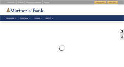 Desktop Screenshot of marinersbank.com