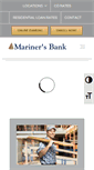 Mobile Screenshot of marinersbank.com